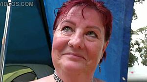 i'm that trashy kiwi milf putting on a blatant public display at the local holiday park trailer