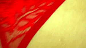 Slut In Red Lingerie Moans Deliciously As Her Ass Craves Urgent Double Penetration