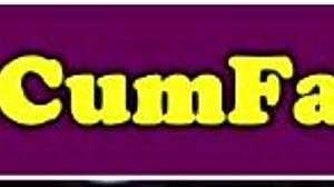 bigtitted british babe in stockings gives blowjob then takes messy facial cumshot