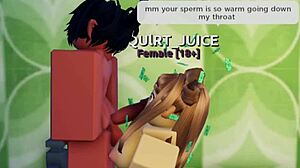 Hey, you wanna see this creamy anal sex in Roblox condo action?