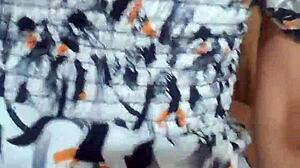 Young Wife In Short Dress Cheats On Husband With Neighbor