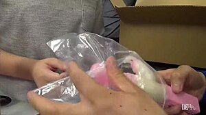 japanese girl shows her toy collection with kami kaze in part 1