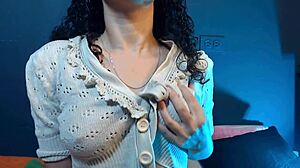 Join Young Colombian Latina Riding Favorite Dildo To Orgasm In Homemade Bedroom Scene