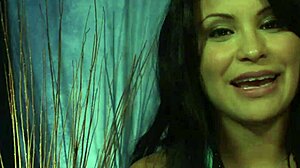 Milf with big boobs sophia lomeli in sucking fucking and titty fuck scene on bed