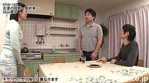 Why does Yoko Shirayama let her son's friend creampie her in cheating wife action?