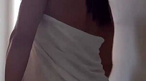 Athletic Latina Brunette Gets Anal Sex And Cumshot After Fitness Session With Waitress