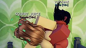 Hey, you wanna see this creamy anal sex in Roblox condo action?