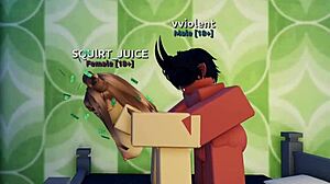 Hey, you wanna see this creamy anal sex in Roblox condo action?