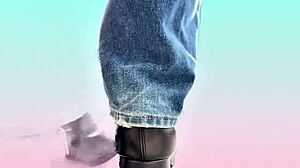 Oh wow, I just kept massaging my cock until it exploded in solo action!