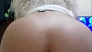 Gostosa Safada Dancing Funk In Mini Saia Transparente Then Sitting On Novinho Pica