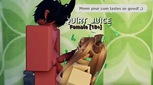 Hey, you wanna see this creamy anal sex in Roblox condo action?