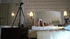 Hot Brunette Babe Suggests Teasing With See Through Dress And Big Tits