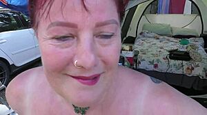 i'm that trashy kiwi milf putting on a blatant public display at the local holiday park trailer