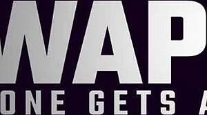 Four Old Timers Show Stamina by Fucking Teen Brats in Pool Group Sex with Cowgirl Riding and Facials