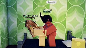 Hey, you wanna see this creamy anal sex in Roblox condo action?