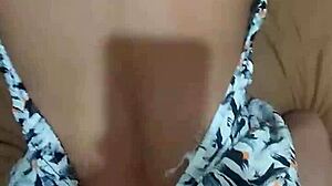 Young Wife In Short Dress Cheats On Husband With Neighbor