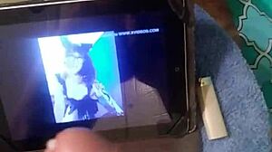 Amateur Crossdressing Ladyboy Delivers Solo Masturbation Handjob Leading To Explosive Cumshot In Tribute To Angeles Del Mar 2