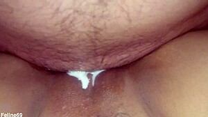 Mulata Cremosa Big Ass Latina Wife Squirting Interracial Creampie