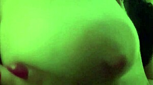 Italian milf Artemisia Love shows big tits in horny solo slow motion.