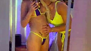 Hey, aren't these v sexy sluts looking hot after their night out getting professional makeovers by pacorabanne cynde watson who was on go?