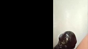 Latina Milf's Shaved Pussy Plays With Dildo