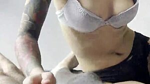 Blowjob For Cuckold With Cum In Mouth