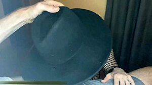 Alternative Goth Girl With Glasses Gives Sloppy Blowjob Featuring Ball Licking Deepthroat And Cumshot Swallow