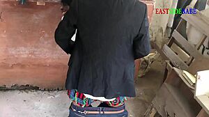 Pastor Inspection Turns into Hardcore Doggystyle Creampie with Ebony Church Members and Shaved Pussy