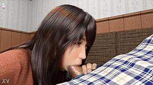 Prostitute milf plays cute game sucking cock on pussy oral action