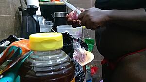 Swingers wives in homemade group session flash ebony asses and thongs for black panty play outdoors