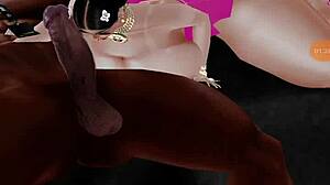 a colombian blonde with black ass enjoyed the cock