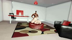 Anastasia cakes shakes her big gyatt booty in playful talk game promo