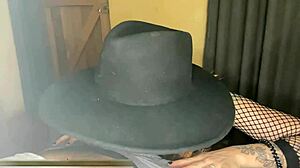 Alternative Goth Girl With Glasses Gives Sloppy Blowjob Featuring Ball Licking Deepthroat And Cumshot Swallow