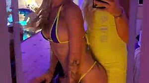 Hey, aren't these v sexy sluts looking hot after their night out getting professional makeovers by pacorabanne cynde watson who was on go?