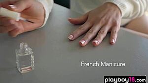 hey check this skinny european natural beauty stripping out of stockings slowly 😏