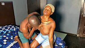 Ebony bbw girl with huge ass gets fucked hard by young guy in hotel for cash.