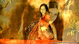 Exotic bollywood lover dances.