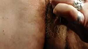 German Granny Fucks Hairy Pussy With Cucumber In Food Play