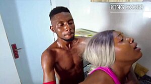 housewife seduces plumber for kitchen doggystyle sex!