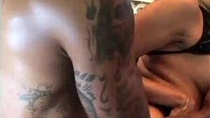 Ebony Takes BBC in Her Asshole! Creampie Explosion Follows Intense Anal Fucking!