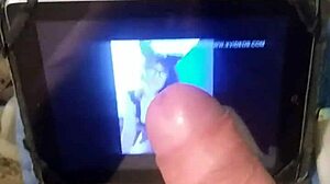 Amateur Crossdressing Ladyboy Delivers Solo Masturbation Handjob Leading To Explosive Cumshot In Tribute To Angeles Del Mar 2