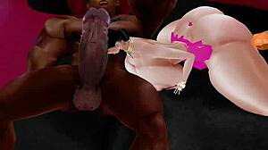 a colombian blonde with black ass enjoyed the cock