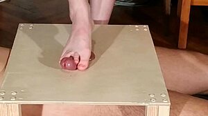 DOMINA Bare Feet COCK Stomping & Footjob Pt1 HD