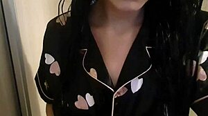 Horny Latina Craves Cock And Rubs Wet Pussy Eagerly!