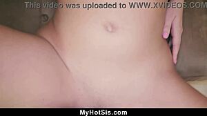 Stepsister Desperate for Attention Shows Bro Her Tits and Pussy in Hardcore Cowgirl Ride and Doggystyle Cumshot