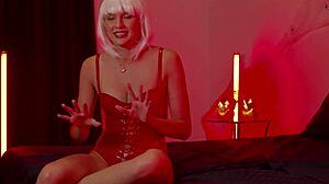 Sultry Halloween Xxx With White Witch Stacy Cruz And Black Demon Leo Santos Featuring Blowjobs Deep Throating And Doggystyle Fun