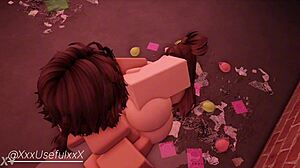 Xxxusefulxxx bent over in alley for intense doggystyle fucking with big ass and tits bouncing