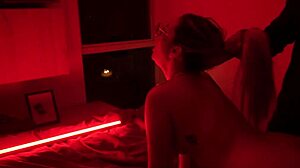 sussy is having fun at home while her parents go shopping