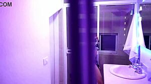 sussy is having fun at home while her parents go shopping