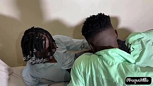 Two Dicks Fuck Pussy to Squirt